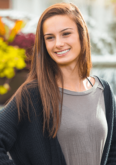 Invisalign teen patient smiling