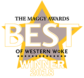 best of western wake Maggy awards 2018 logo